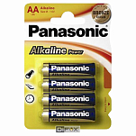 Panasonic 38461 Pack 4 LR-06 AA Золотистый  Silver