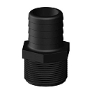 Купить Trudesign 1804875 Резьбовой соединитель для шланга Черный Black 1 1/2´´ 7ft.ru в интернет магазине Семь Футов