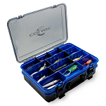 Colmic SC401 коробка для приманок Extra Double Blue / Smoke 39 x 12.5 x 28 cm