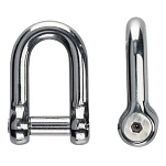 Plastimo 25684 Forged Allen Head Pin Shackle  Stainless Steel 8 mm (2 pcs)