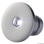 Встраиваемый LED светильник Apus-R дежурного освещения 12/24В 0.24Вт 3Лм синий свет фронтальный пучок, Osculati 13.477.21