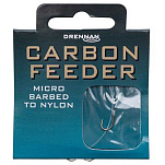 Drennan HNCFDM016 Carbon Feeder Связанные Крючки Серый 16