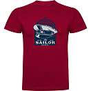 Купить Kruskis CA655004116C052 Футболка с коротким рукавом Sailor Красный Dark Red XL 7ft.ru в интернет магазине Семь Футов