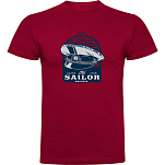 Kruskis CA655004116C052 Футболка с коротким рукавом Sailor Красный Dark Red XL
