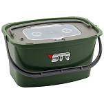 Str 340309 Ведро вивария 7L Зеленый  Dark Green 7 L 