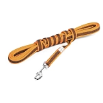 Julius k-9 218GM-OR-3 поводок для собак Rubberized Without Handle 14 mm Коричневый Orange 14 mm x 3 m