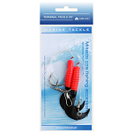 Mikado LS-A075-7.5-04 Pilk Twist LS-A075 Мягкая Приманка 75 мм грамм Красный Black / Red