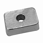 Super marine ANO00438 Mercury&Tohatsu Двигатели с цинковым пластинчатым анодом  Grey 9 x 19 x 28 mm
