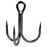 Gamakatsu 149382-00600-00000-00 18 Тройной Крючок Черный  Black 6 