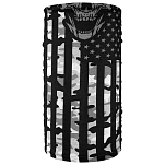 Zan headgear tf462 Шарф-хомут Motley Tube® Fleece Urban Camouflage Flag Black / Camo Grey 15x10x5