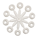 Купить Nuova rade 6582015 Нейлоновая шайба Серебристый White 5.5 mm  7ft.ru в интернет магазине Семь Футов
