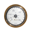 Купить Индикатор скорости/спидометр Faria Signature Gold Style 3.4" 34521 12В 30 узлов серый/золотистый 7ft.ru в интернет магазине Семь Футов