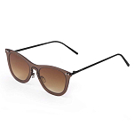 Ocean sunglasses 23.14 поляризованные солнцезащитные очки Genova Transparent Gradient Brown Transparent Brown / Metal Black Temple/CAT2