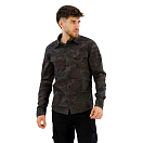 Купить Brandit 4005-10-5XL Рубашка с длинным рукавом Slim Зеленый Woodland 5XL 7ft.ru в интернет магазине Семь Футов