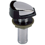 Perko 9-0506DP4CHR Оцинкованная прямая вентиляция бензобака Серебристый Chrome 5/8´´ 