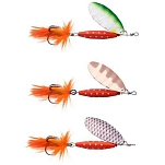 Abu garcia 1312726 Ложка-приманка Reflex Red 12g 57 mm Stripes Copper 11x7x5