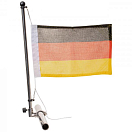 Флагшток с рейкой