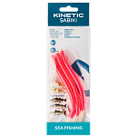 Kinetic F132-203-049 Sabiki Makk 6/0 Угри 150 Mm Розовый  Pink Splatter