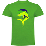 Kruskis CA65500183K030 Футболка с коротким рукавом Jumping Dorado Зеленый Green S