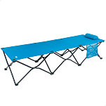 Aktive 63042 178x38x62cm походная кровать Blue / Black