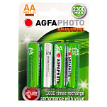 Agfa 70109 NiMh Mignon AA 2300mAh 4 NiMh Mignon AA 2300mAh Аккумуляторы Серебристый Silver