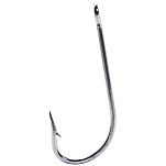 Mustad 34007-SS-5/0-336-UNIT Classic Line O´Shaughnessy Колючий Одноглазый Крючок Серебристый Stainless Steel 5/0