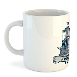 Kruskis 42611C051 Ship Кружка 325ml Бесцветный  White