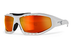 Спортивные очки LiP Surge Aero / Stone White - Black / PC Polarized / Levante Series ML Red Smoke, 3560