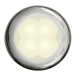 Светильник врезной водонепроницаемый LED Hella Marine Slim Line 2XT 980 500-721 12В 0,5Вт круглый корпус из полированной нержавеющей стали тёплый белый свет