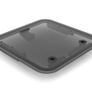 LEWMAR 0743683186011 Сверхнизкопрофильный люк, размер 40 / 482 x 482 мм