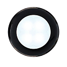 Купить Светильник врезной водонепроницаемый LED Hella Marine Slim Line 2XT 980 500-051 12В 0,5Вт круглый чёрный пластиковый корпус холодный белый свет 7ft.ru в интернет магазине Семь Футов