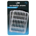 Nash T8534 Резиновые быстрые бусины Серый Clear 2 mm 