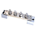 Philippi 80009004 MSB 4 столбы Терминал разъем Silver 180 x 39 x 55 mm