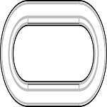 Lewmar 239-393820862 Portlight люк Серый  Grey 452.44 mm 