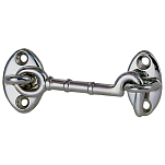 Perko 9-0956DP2CHR Закрытие крюка двери кабины Серебристый Chrome Bronze 2´´ 