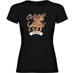 Kruskis 11502309mc070 Футболка с коротким рукавом Seafood Octopus Black 30x25x2