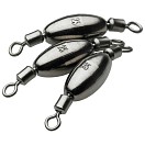 Купить Kinetic F621-007-095 Weighted Вертлюги 3 единицы Черный Black 10 g  7ft.ru в интернет магазине Семь Футов