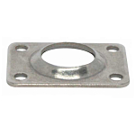 Forniture nautiche italiane 2929032 90° 22 mm Прямоугольная опора Серебристый Silver 60 x 45 mm 