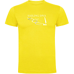 Kruskis CA65500103S158 Футболка с коротким рукавом Sailing DNA Желтый Yellow S