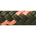 Seachoice 50-42431 MFP Dock Line Double Braided Rope Коричневый Black / Red 9 mm x 4.5 m 
