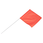 Seachoice 50-78344 Нейлоновый флаг для водных видов спорта Красный Orange 60.9 cm 
