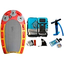 Купить Safe waterman hz100.028 Надувной комплект для падлбординга Sled Rescue 6´0´´ Yellow / Red 90x55x23 182.9 cm 7ft.ru в интернет магазине Семь Футов