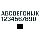 Купить International letterfix 5959001F F Наклейки с буквами Черный Black 150 mm  7ft.ru в интернет магазине Семь Футов