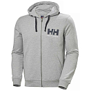 Купить Helly hansen 34163_949-XL Толстовка на молнии Logo Серый Grey Melange XL 7ft.ru в интернет магазине Семь Футов
