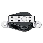 Harken 109 Wire Bullet Cheek Block Черный  Black / Silver