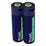 Trust 25584 Аккумуляторная батарея 2 Единицы Silver