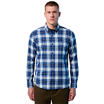 North sails 664357-C003-XXL Рубашка с длинным рукавом Regular Голубой Blue / Grey / Marshmallow 2XL