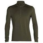 Icebreaker 104372069M Базовый слой с длинным рукавом 260 Tech Merino Зеленый Loden M