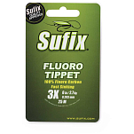 Sufix ASU470044 Tippet 25 m Фторуглерод Серебристый Clear 0.18 mm 