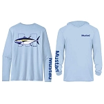 Mustad MCTEE-TU01-H-XL Футболка с длинным рукавом с защитой от ультрафиолета Tuna Голубой Light Blue XL